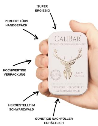 Feste Handcreme – CALIBAR  - Herzfasern Edition