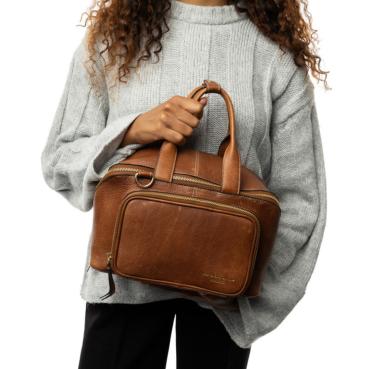 Project 39 – Ledertasche „Walnut Gold“ von Re:Designed