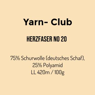 Herzfaser No 20 Yarn-Club Klein Buchbar bis 28.09.25