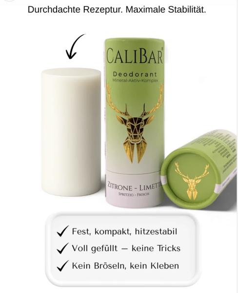Calibar Deodorant - Zitrone-Limette