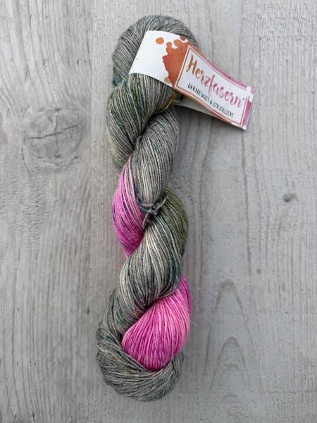 No 53 Silberrose Seide/Leinen