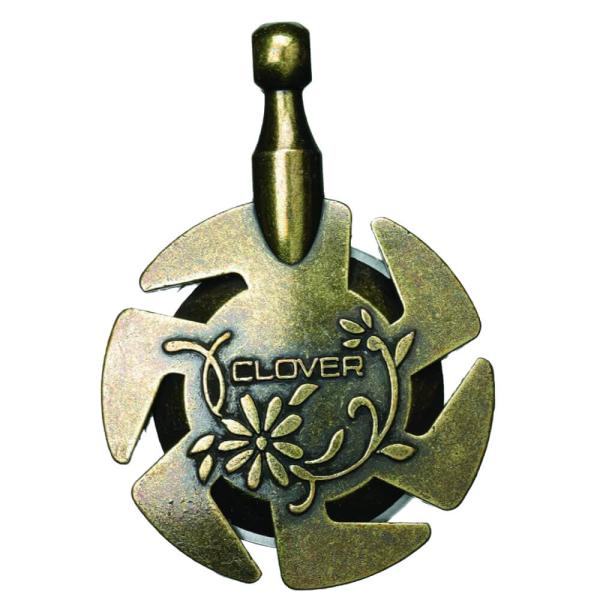 Clover Wollgarnschneider als Aufhänger altgold