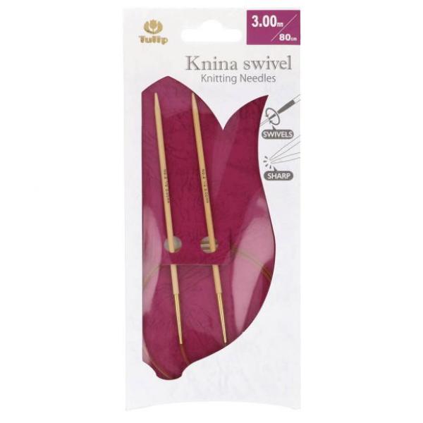 Tulip Knina Swivel Rundstricknadel dreh. 80cm