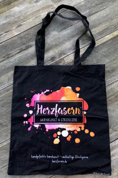 Herzfasern-Baumwolltasche